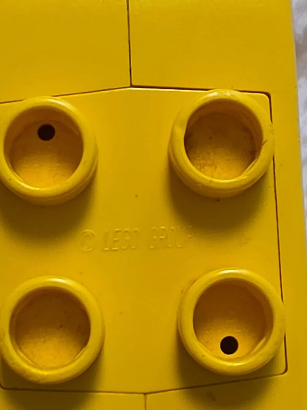 Vintage LEGO Duplo Duck Baby Rattle Teether Yellow Red Googly Eyes 1983 Toy 2037